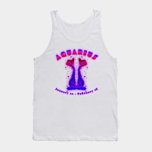 Aquarius 9b Pink Tank Top